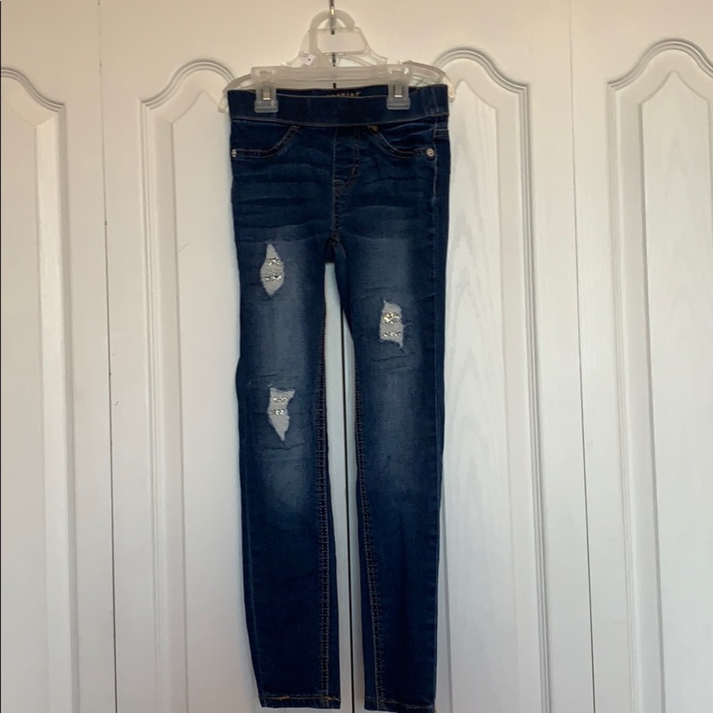 Girls blue jeans